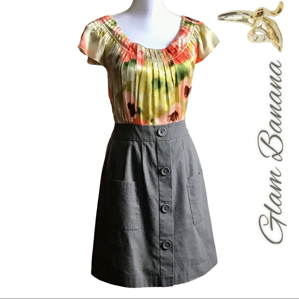 Anthropologie Tabitha silk cotton dress
